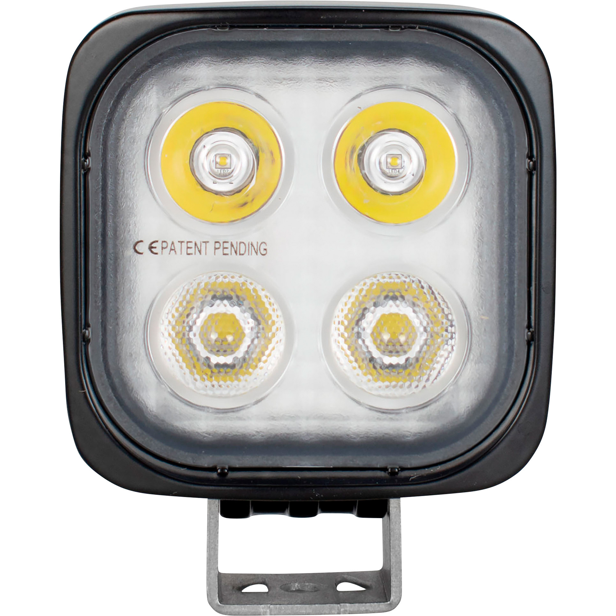 Vision X Duralux LED Mini Universal Utility Light - 950 Lumens, 60° Flood Optics, 4 LEDs, Square, Model# DURA-M460